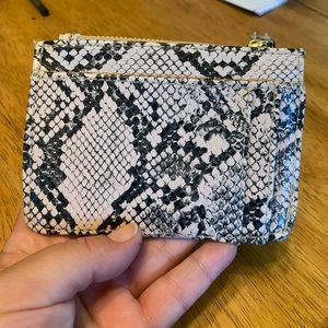 Sienna Mae faux snake skin mini wallet- NEW